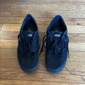 Men's Vans Black Sneakers